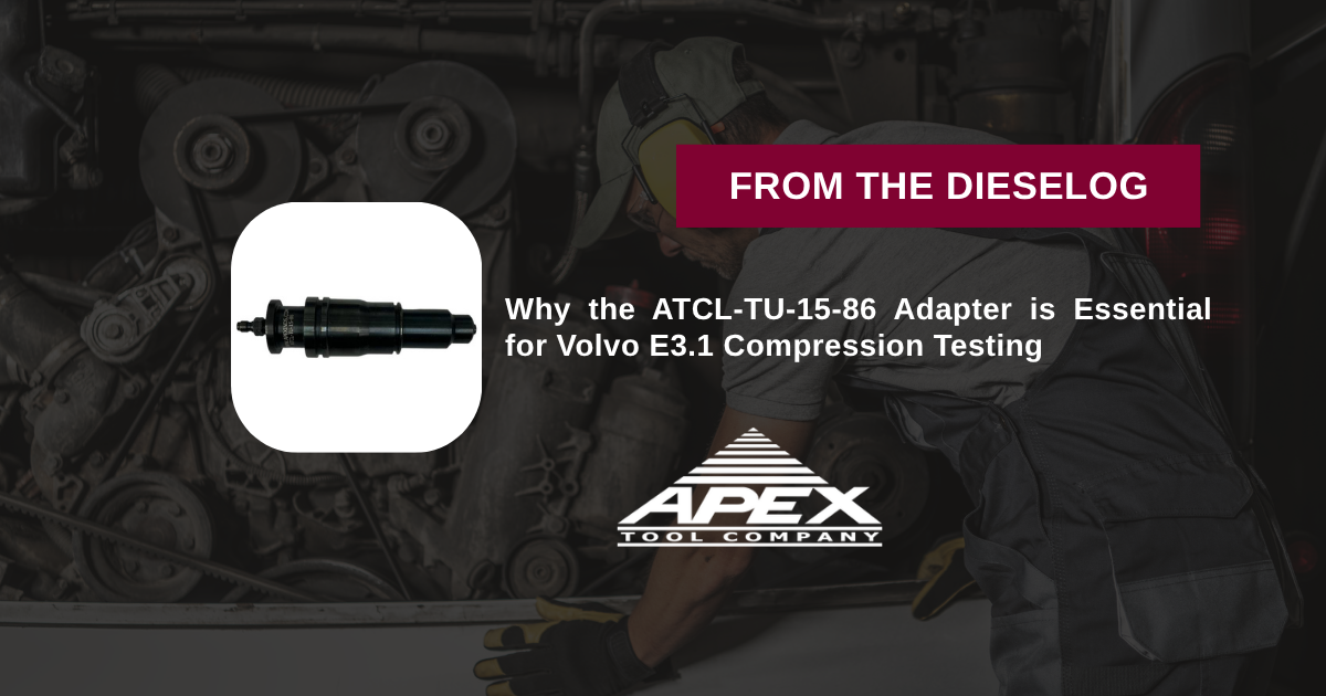 ATCL-TU-15-86 Compression Adapter Tool for Volvo E3.1 Engine Testing